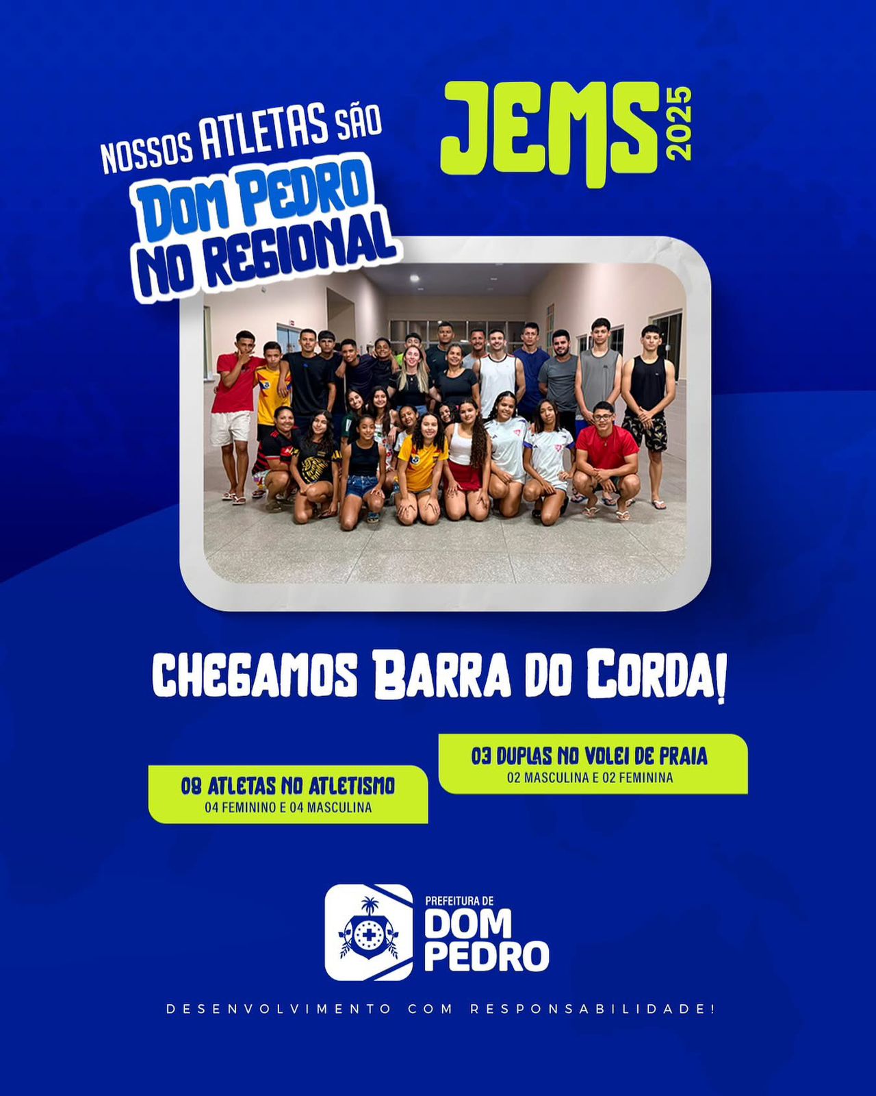 NOSSOS ATLETAS SÃO DOM PEDRO NA REGIONAL!!! Chegamos em Barra do Corda